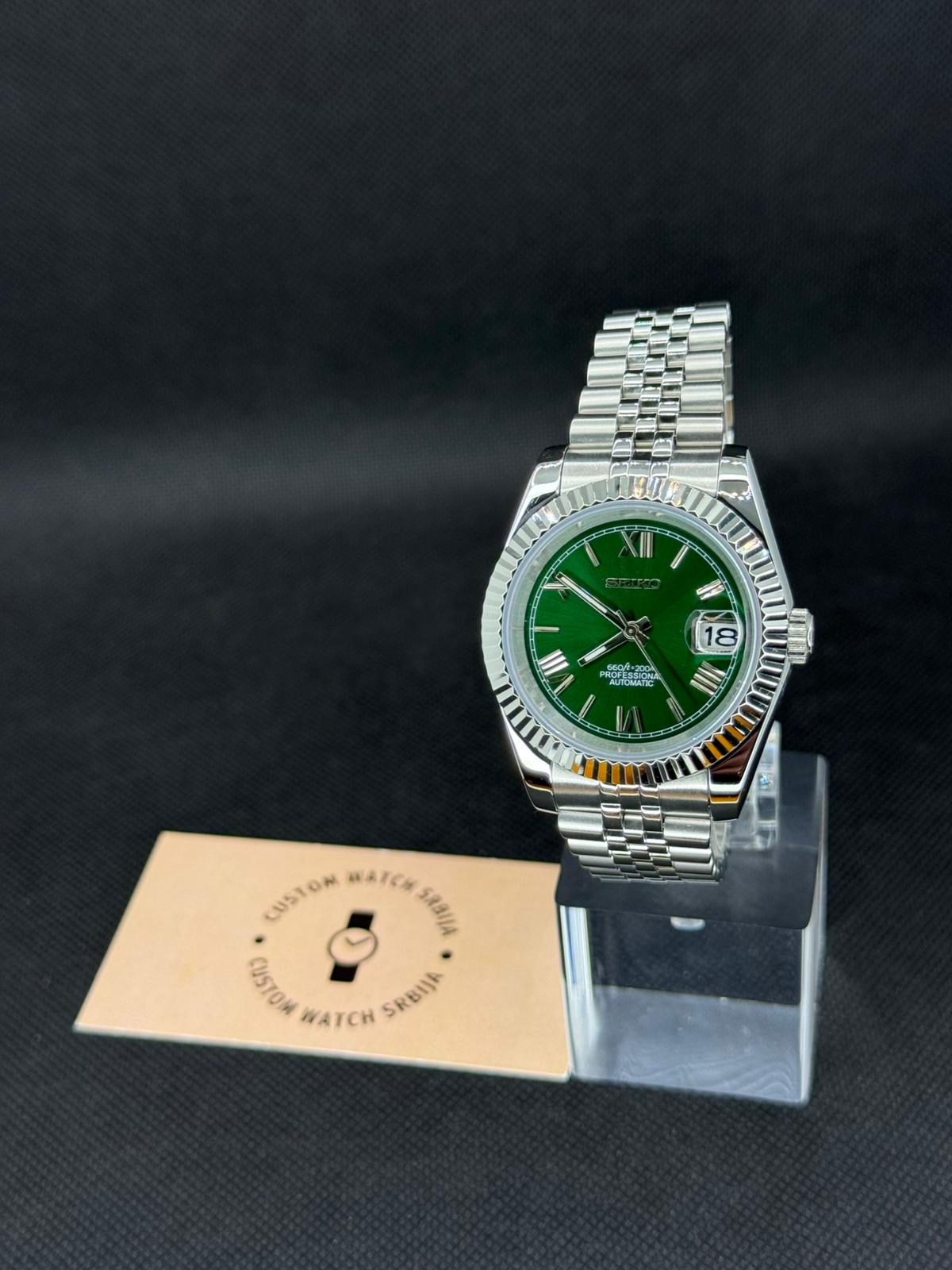 DATEJUST GREEN ROMAN