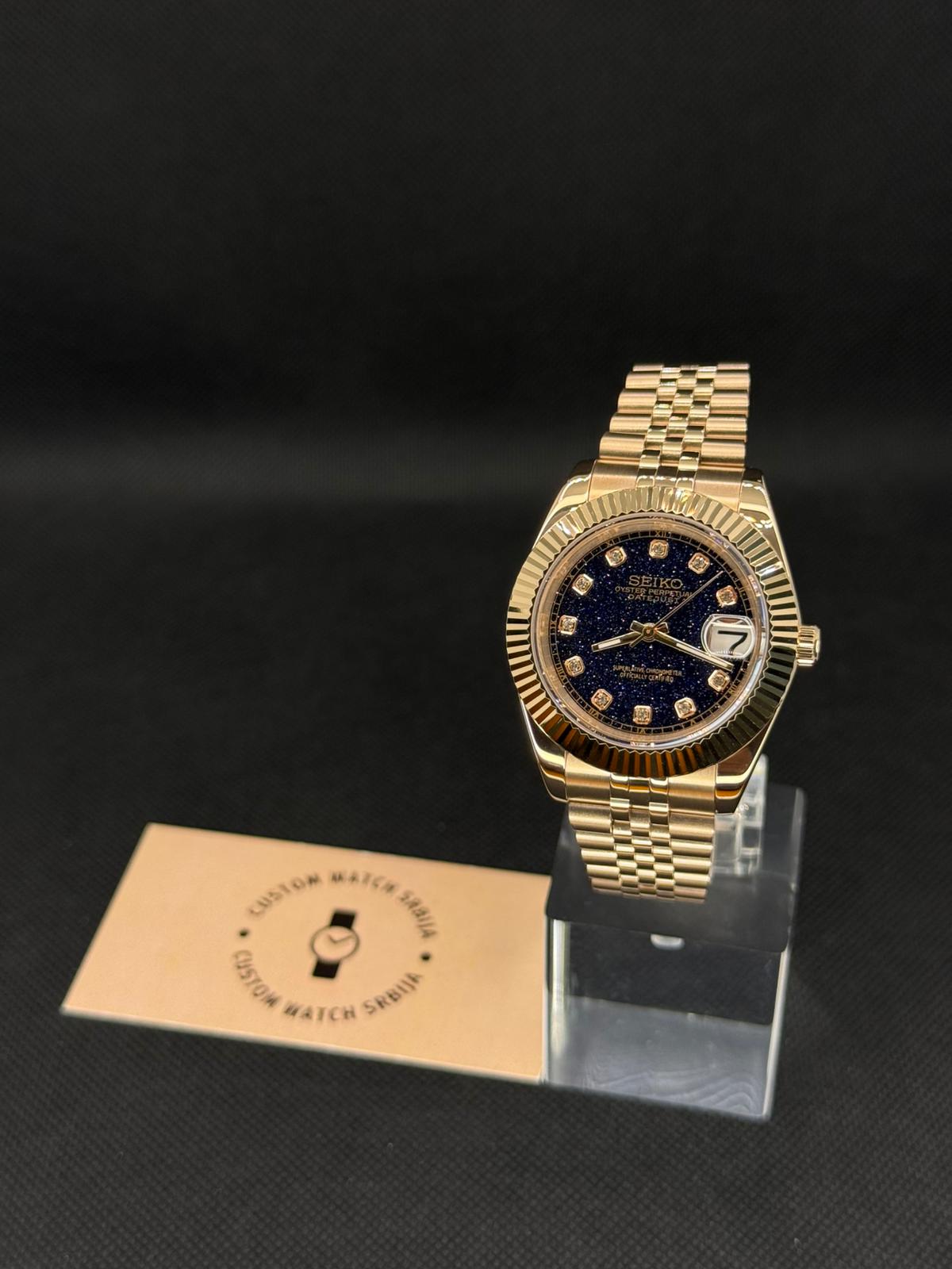 DATEJUST GALAXY DIAL ROSEGOLD